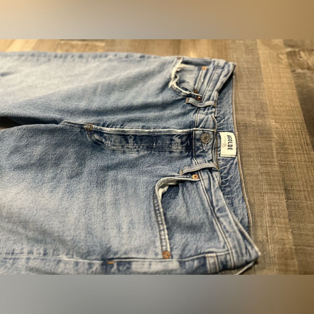 Agolde Riley Long High Rise Jeans - Picture 7 of 8